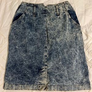Vintage 80’s jean skirt
